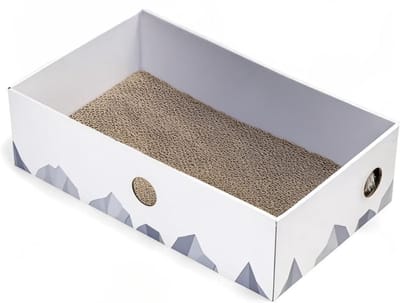 Krabmeubel - Krabton voor Katten - Krabpaal - Wit