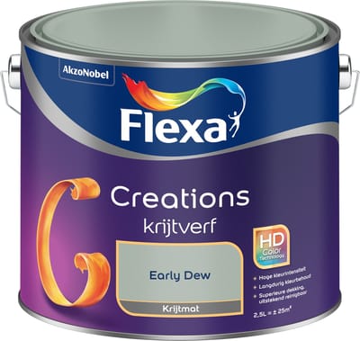 Flexa - Creations Muurverf Krijt - Early Dew - 2,5 L
