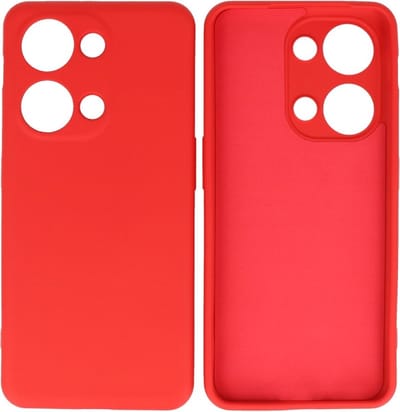 Hoesje Geschikt voor de OnePlus Nord 3 5G - Fashion Backcover Hoesje - Colorful Telefoonhoesje - Rood