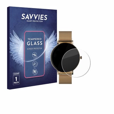 Savvies - Glas Screenprotector voor ZenWatch Venice Pro - Gehard Beschermglas 9H