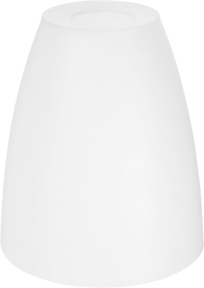 Dailygoody - Plastic lampshade - Vervangende lampenkap - Duurzaam - Wit - Lampenkap voor wandlamp - Geschikt voor plafondmontage - 11,5 cm