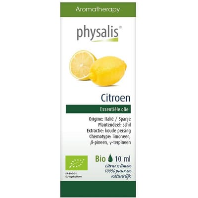 Physalis® Citroen Essentiële Olie Bio 30 Etherische olie