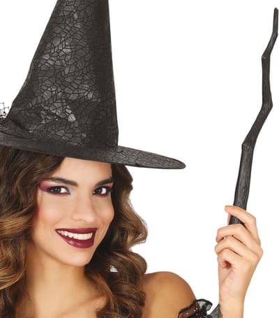 Fiestas Guirca - Toverstaf heksen - 35 cm - Halloween - Halloween accessoires - Halloween verkleden