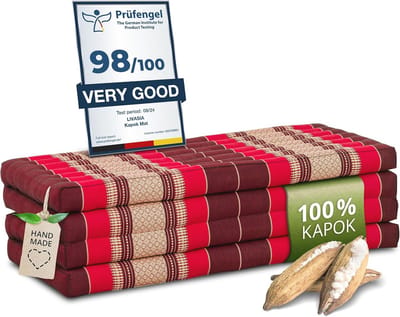 Duurzame Klapmatras 200x110x8cm - Ecologisch Gastenbed en Yogamat voor Tuin en Balkon