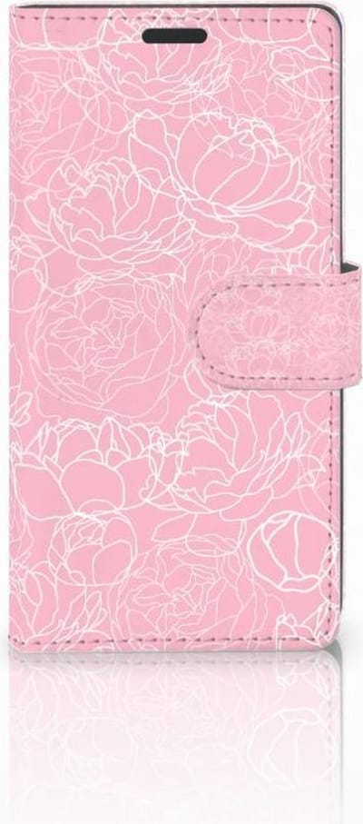 Sony Xperia Z3 Hoesje White Flowers