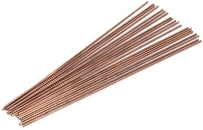 Dailygoods - Lasstaafjes - Fosfor-koperen lasdraad - Professioneel lassen - 20 stuks - Geschikt voor airconditioning en koelkasten - Ronde staaf van 2...