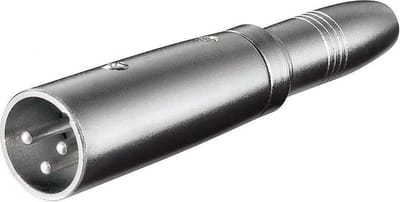 Electrovision XLR (m) - 6,35mm Jack mono (v) adapter