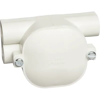 Abb Trekdoos 5/8 Dubbel Links Met Deksel Kunstof