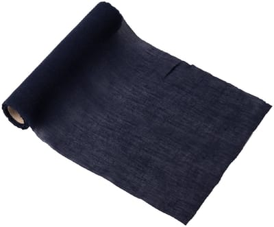 ARTYFETES - Tafelrunner marineblauw mousseline 28 cm x 5 m bruiloftsdecoratie