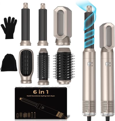 Luxe Ronde Volumeborstel Opzetstuk - Multistyler - Haarstyler föhn - Diffuser voor Krullen - Haarverzorging