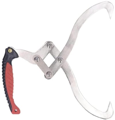 Houttang - Sleeptang - Brandhout Voorbereiden - Automatische Sluiting - 30 cm Bekopening - Staal
