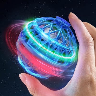 Vliegende LED Bal, Magische UFO Bal, Mini Drone, Hoverball, Gyroscoop Speelgoed voor Kinderen, Perfect Cadeau voor Jongens en Meisjes