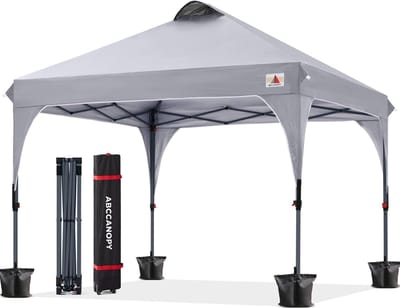 Pop-up Partytent 3 x 3 m met Gewichten en Accessoires - Grijs