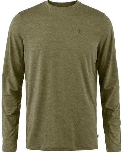 Fjällräven Abisko Day Hike T-shirt Met Lange Mouwen Groen S Man