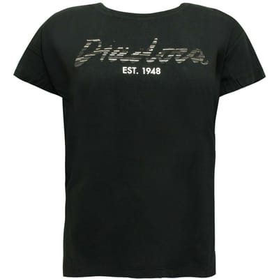 Diadora Sportswear Vrouwen Zwart T-Shirt