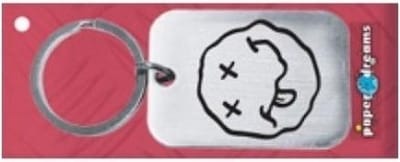 Paper Dreams | RVS Sleutelhanger | Dead Smiley