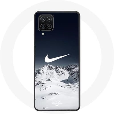 Coque Samsung Galaxy A12 Nike Logo Niege Hiver