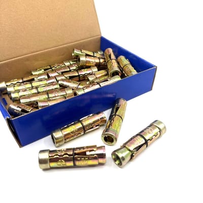 UFAST keilhuls - M12 x 75 mm - Verzinkt - 25 stuks