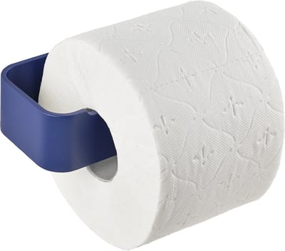 Zone Denmark Ume Toiletrolhouder - WC Rolhouder - WC Papier Houder - Wandmontage - Toilet & Badkamer Accessoires - 16,4 x 7,6 x 4 - Indigo Blue (blauw)