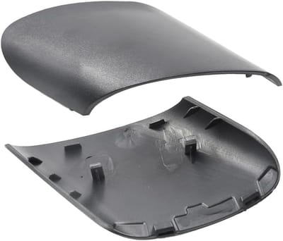 Dailygoods- Achteruitkijkspiegelafdekking - Zwart - ABS - Compatibel met Fiat Grande Punto 2005-2013 - 1 Paar Links/Rechts - Referentie-onderdeelnummer 735596883 - Spiegelkap