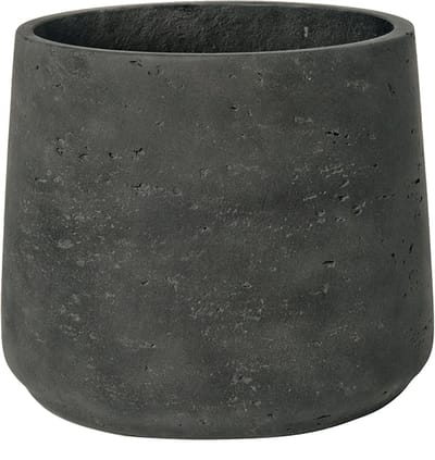Pottery Pots Bloempot Patt Black washed-Grijs-Zwart  D 34 cm H 28.5 cm