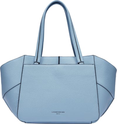LIEBESKIND BERLIN Leren Lilly Heavy Pebble Shopper Breath Lichtblauw