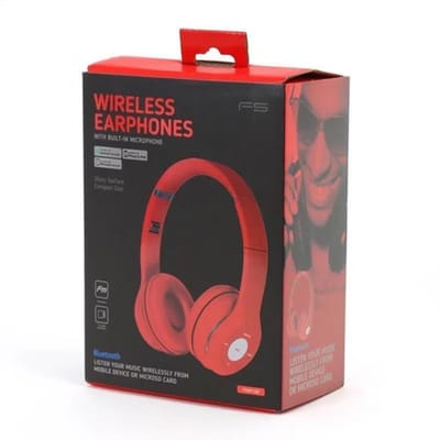 Platinet Omega FH0915R headset - bluetooth 5.0 - 8 uur speeltijd - handsfree bellen - SD-kaartlezer - Rood