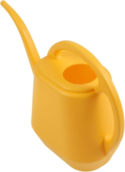 Kunststof gieter - Water geven - Planten verzorgen - Lange nauwkeurige tuit - 2 liter capaciteit - Geel