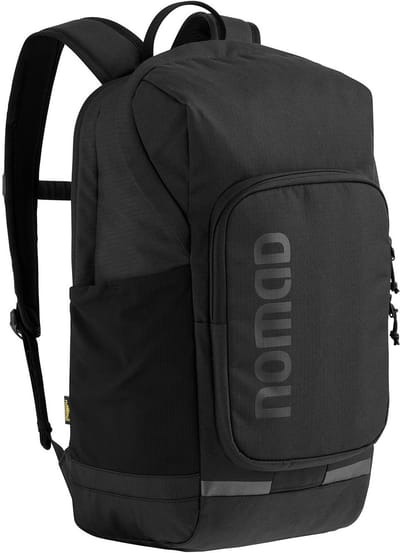 NOMAD® Lahko 25 liter Rugzak | Zwart | Premium Dagrugzak Dames & Heren | Laptop Rugtas 15,6 inch | Gerecycled Ripstop | Ademende Rug