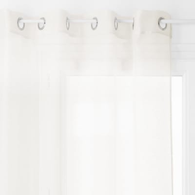 Atmosphera Moly Gordijn 135x240cm - Kant en klaar met ringen - Ivoor