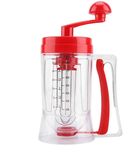 Dailygoods- Deegdispenser Handbediend - Pannenkoekenmaker - Bakgereedschap - Weegschaal - ABS-materiaal - Eenvoudig schoon te maken - Beslagdispenser