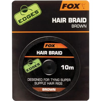 FOX Hair Braid Brown - Onderlijnmateriaal