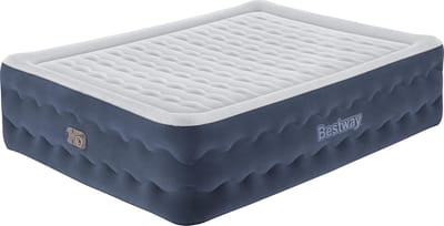 Tritech TruLeisure Queen Luchtmatras met Ingebouwde Elektrische Pomp en Antimicrobiële Coating 2,03 m x 1,52 m x 51 cm