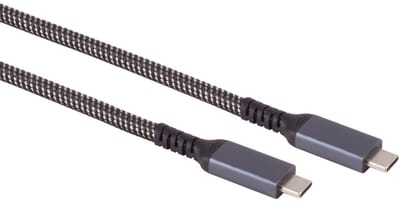 USB-C kabel | USB3.1 10 Gbps | PD 100W | 4K 60Hz | nylon | 1 meter