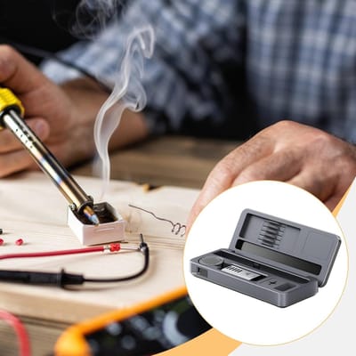 Soldeerbout Werkstation - Precisie Gereedschap - Elektronica Projecten - Instelbare Temperatuur - 20.5 cm