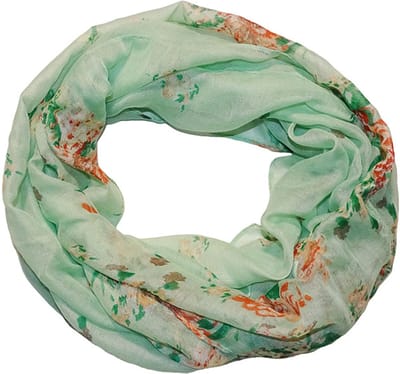 Boodz Colsjaal Mint Groen met Bloemenprint