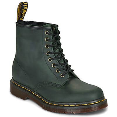 Laarzen Dr. Martens 1460 GREEN CRAZY HORSE