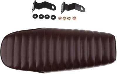 Zitkussen Motor - Motorzadel Comfortzadel - Comfortabel Rijden - Universele Pasvorm - 64 x 25 cm - Bruin