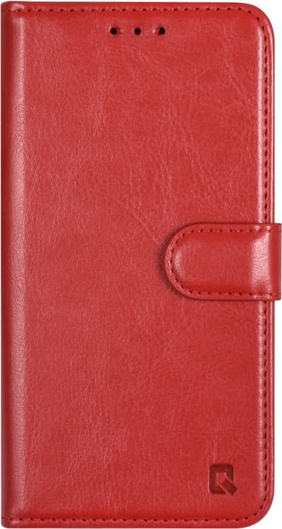 UNIQ Accessory Galaxy S23 Plus Book Case hoesje - Pasjeshouder voor 3 pasjes - Magneetsluiting - Hanger - Rood