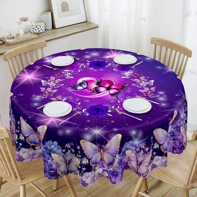 Onafhankelijkheidsdag Bloemenkrans Waterdichte Rechthoekige Tafelkleed Rood Blauw Bloemen Ster USA Vlag Tafelhoes voor Diner Keuken 152x152cm
