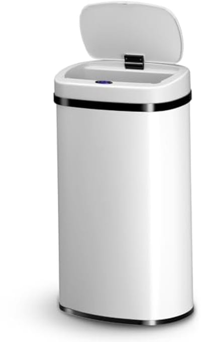 Vuilnisemmer met Bewegingssensor 60L - Contactloze Huishoudelijke Afvalemmer - Roestvrij Staal - Slimme Technologie