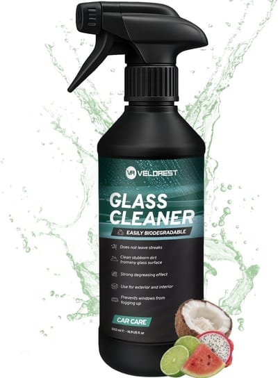 Velorest Glass Cleaner 500ML - Ruitenreiniger Spray - Glasreiniger - Window Cleaner - Autoruitenreiniger - Glasreiniger Auto - Ruitenreinigers