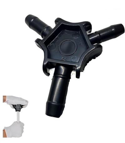 Multi-layer calibrator en ontbraamtool voor Ø 16-Ø 20-Ø 26, ergonomisch handvat voor kunststof en composiet leidingen