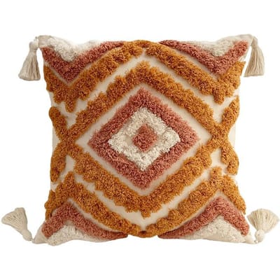 NU KOPEN Boheemse Pluizige Stekel Knuffelkussenhoes Vintage Pastorale Woonkamer Bank Kussenhoes Huis Slaapkamer Kussenhoes Decoratie 45x45cm