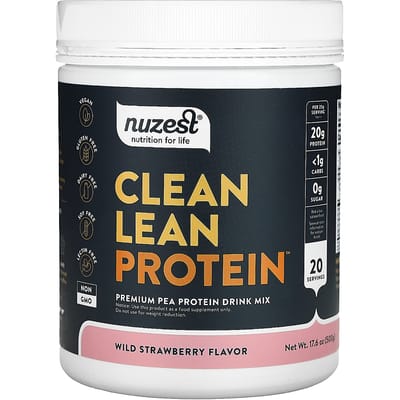 Nuzest, Protéines complètes et saines, Fraise des bois, 500 g (500 g)