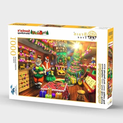 Legpuzzel Kerst - Kerstpuzzel Volwassenen - Ontspanning Thuis - Anti-Glare Technologie - 1000 Stukjes - Multicolor