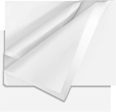 Wit tissuepapier - Inpakpapier vellen - Cadeauverpakking Ambachten - 500 vellen bulk - 35x50 cm - Wit