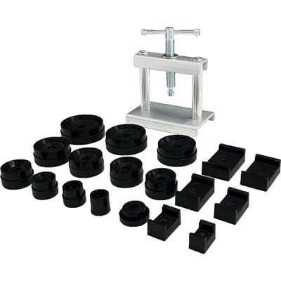 Horlogepersgereedschapset met 12 mallen Horlogekastsluiter voor het sluiten van de horlogekast Horlogebatterij with 18 Molds gray