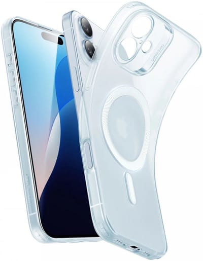 ESR Zero Clear HaloLock Geschikt voor Apple iPhone 16 - Hoesje Compatibel met MagSafe - Back Cover met Magneet - Frosted Blauw