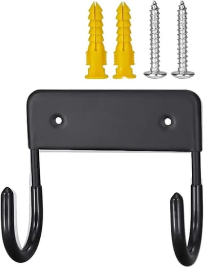 WiseGoods Premium Strijkplank Wandbeugel - Wandhouder - Muurbeugel - Stijkplanken Wand Beugels - Beugel - Haak - Wandhaak - Zwart